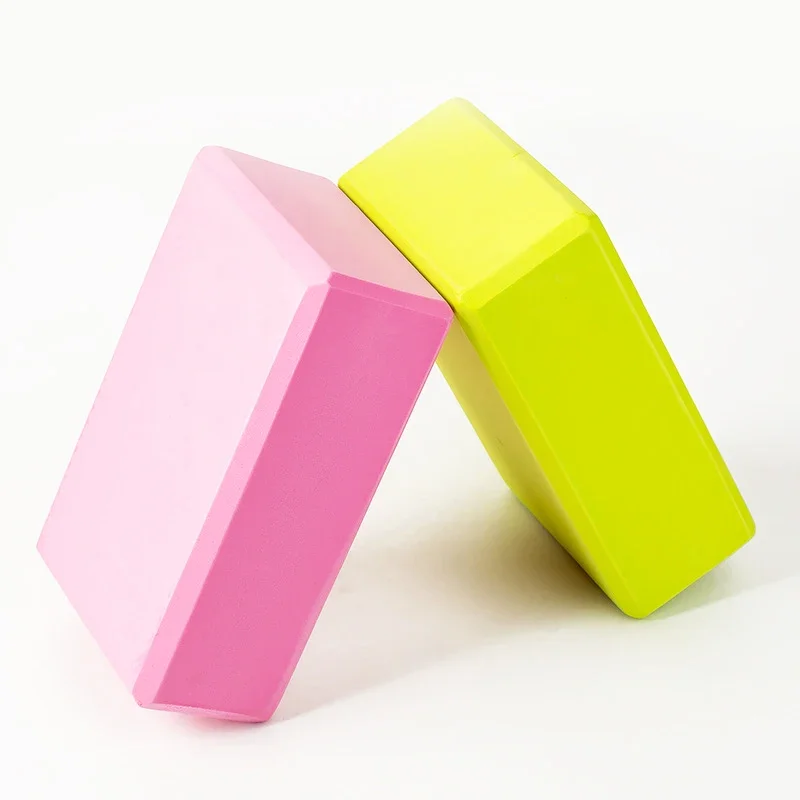 Pilates Yoga Block Exercises - 2er-Pack EVA-Schaum-Yoga-Block-Requisiten, Ziegel, Fitnessstudio, Pilates, Säule,