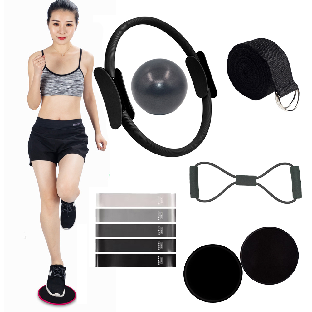 Pilates Ball Mini - 11Pcs Ausrüstung Set Pilates Workout Zubehör