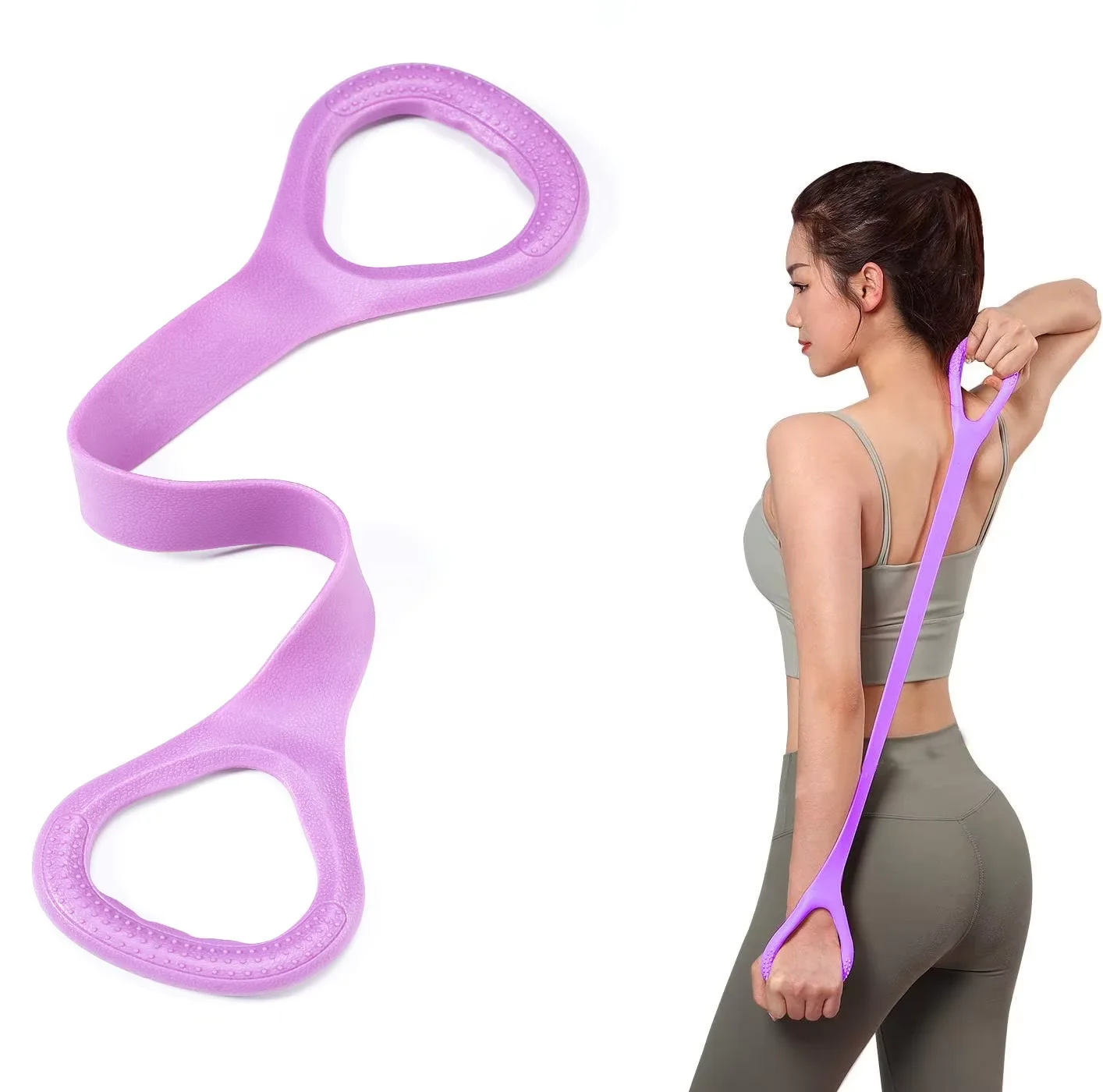 Pilates Yoga Board - Fitness Workout Widerstand Band Arm Zurück