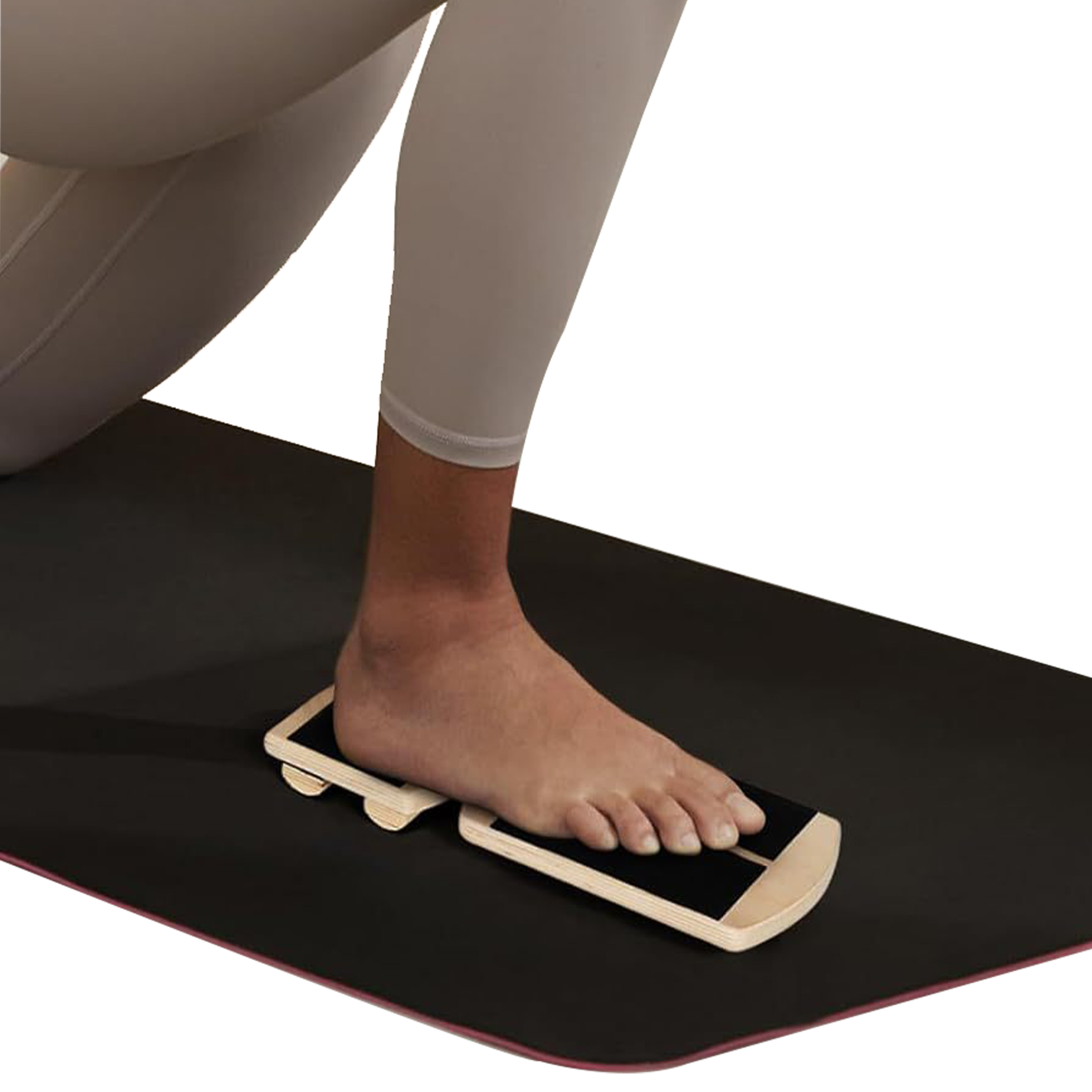 Pilates Yoga Board - Skyhope-D Einbeiniges Knöchel-Balance-Board Fußstärkungstrainer für Pilates