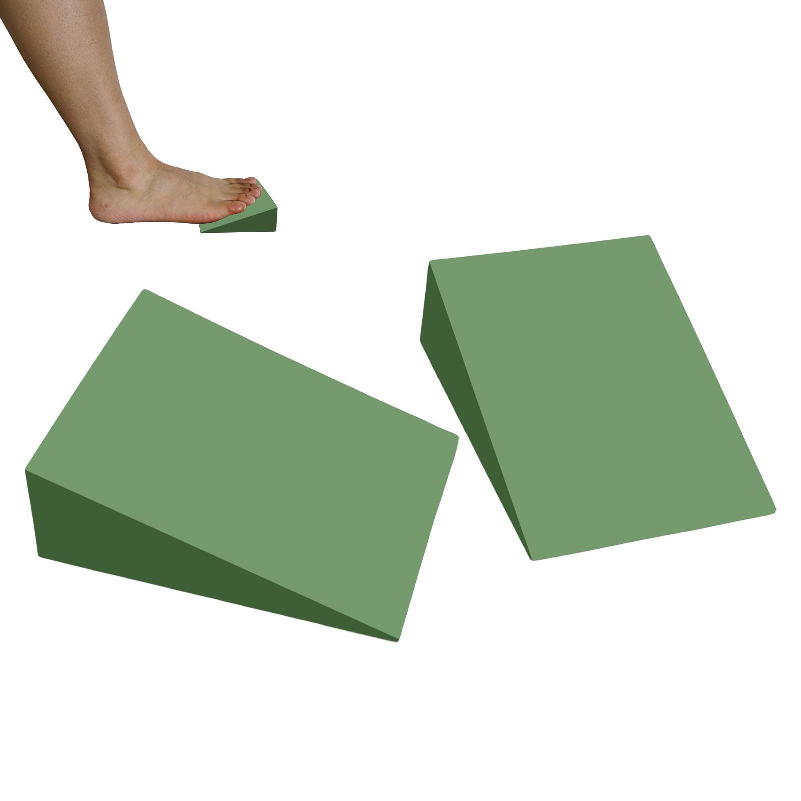 Pilates Yoga Block Exercises - 1 Paar Yoga-Keilblöcke aus EVA-Schaumstoff, Yoga-Keilbretter,