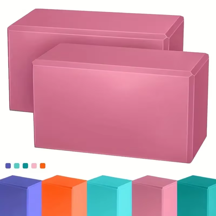 Pilates Yoga Block Exercises - Yoga-Blöcke Schaumstoff-Ziegel Pilates-Training Übungs-Fitness-Bolster Kissen Stretching