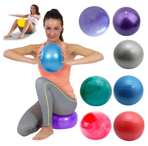 Pilates Ball Mini - 2026 Maßgefertigter 9'' Runder PVC-Fitnessball Mini