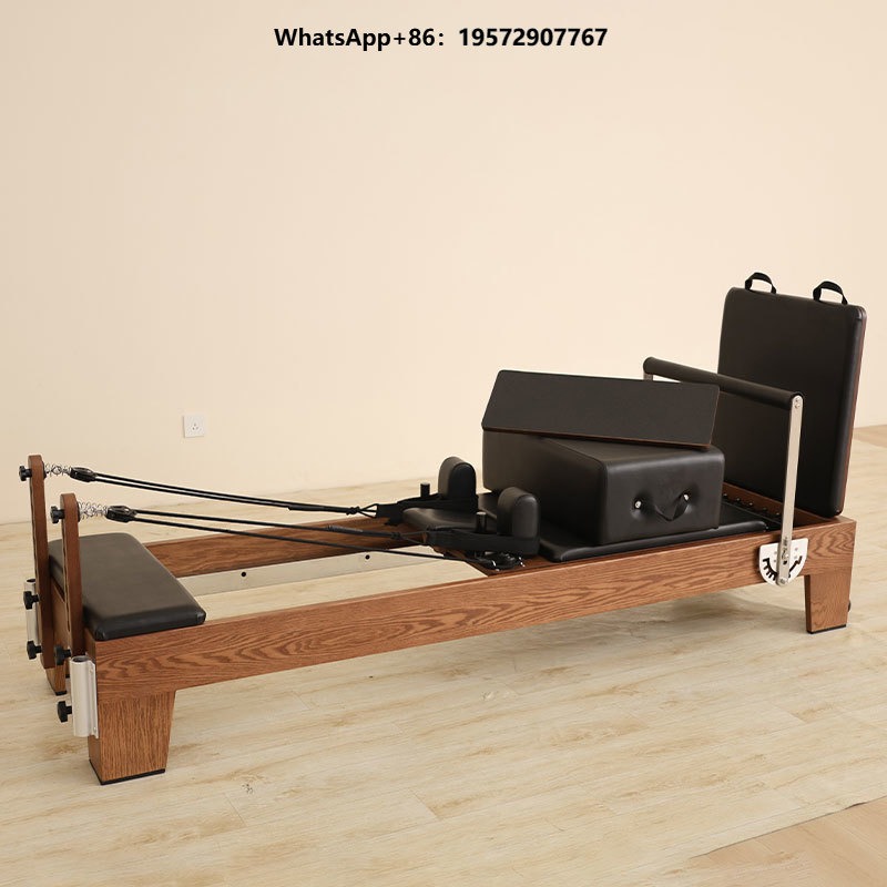 Pilates And Yoga Studio - Maßgefertigtes Hochwertiges Fitnessgerät Pilates Reformer Holz-Eichen-Kernbett