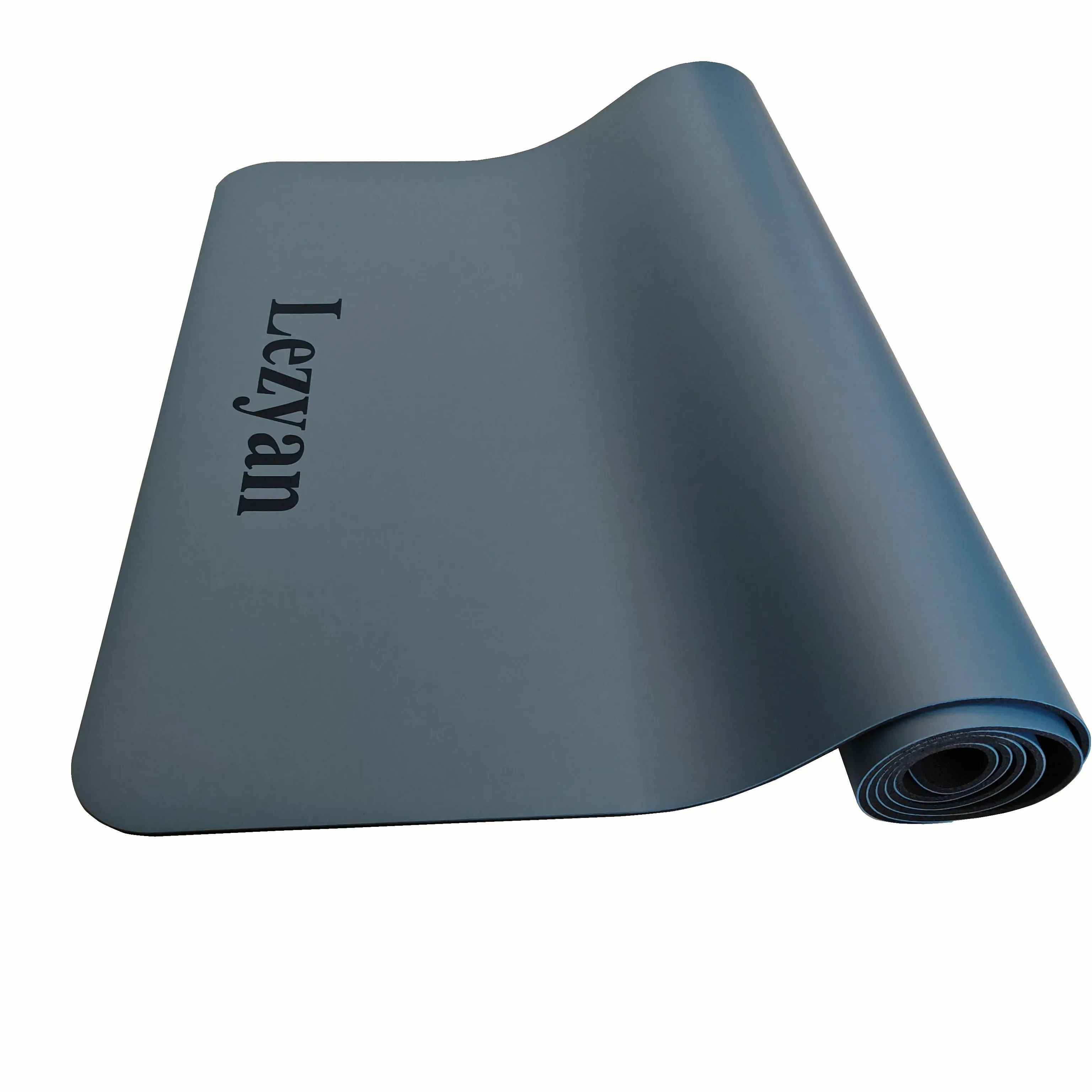 Pilates Yoga Matte - Lezyan Umweltfreundliche Premium-Workout-Matte aus Naturkautschuk, Hersteller-Design,