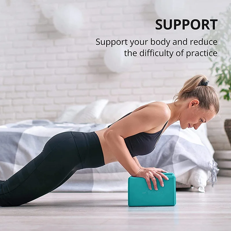 Pilates Yoga Matte - Yoga-Bausteine, Pilates-Würfel, Verstärkungsmatten, Sport-Yoga-Zubehör, Übungsgeräte für