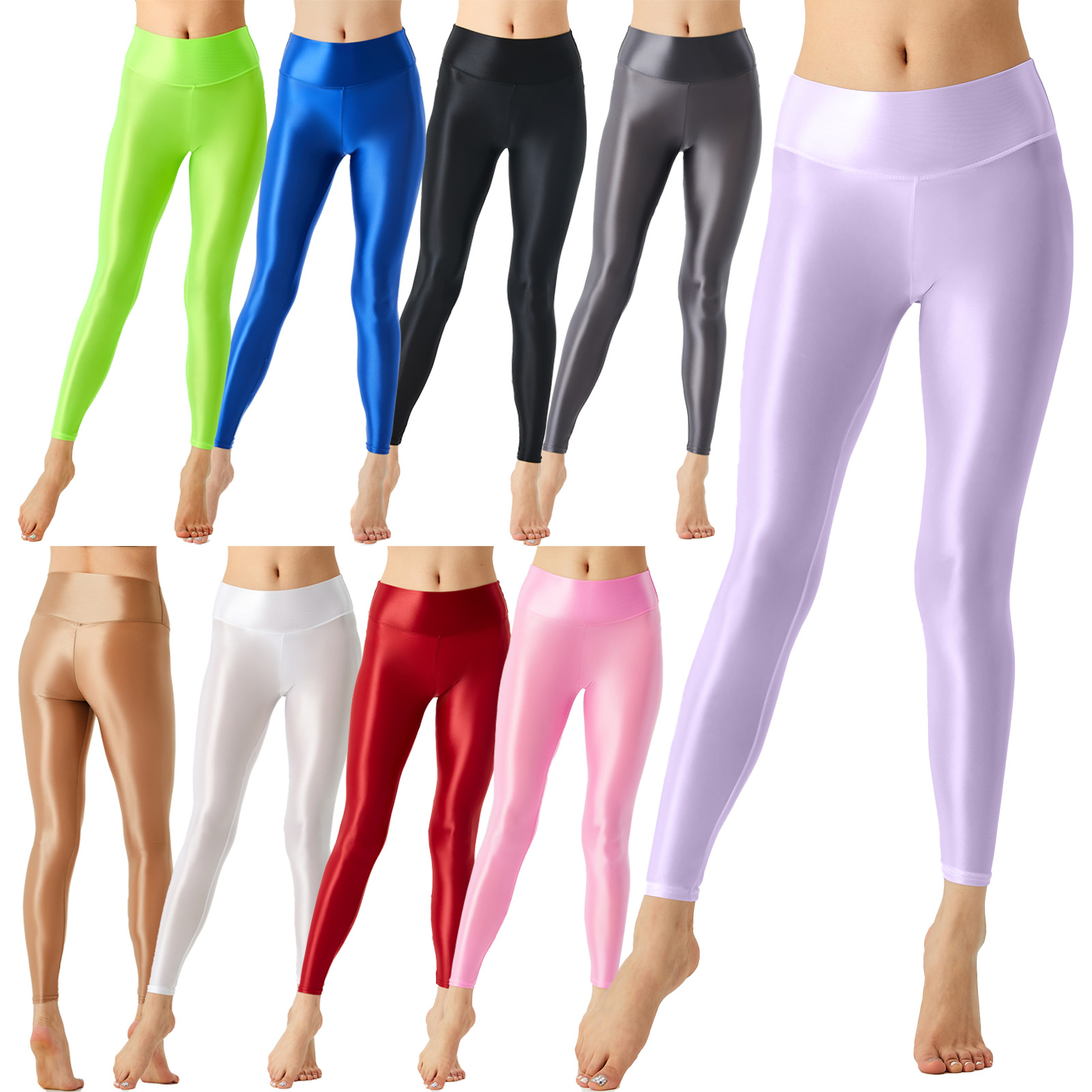 Frauen Glänzende Ballett Leggi – Pilates Yoga Legging Bewertung und Preis