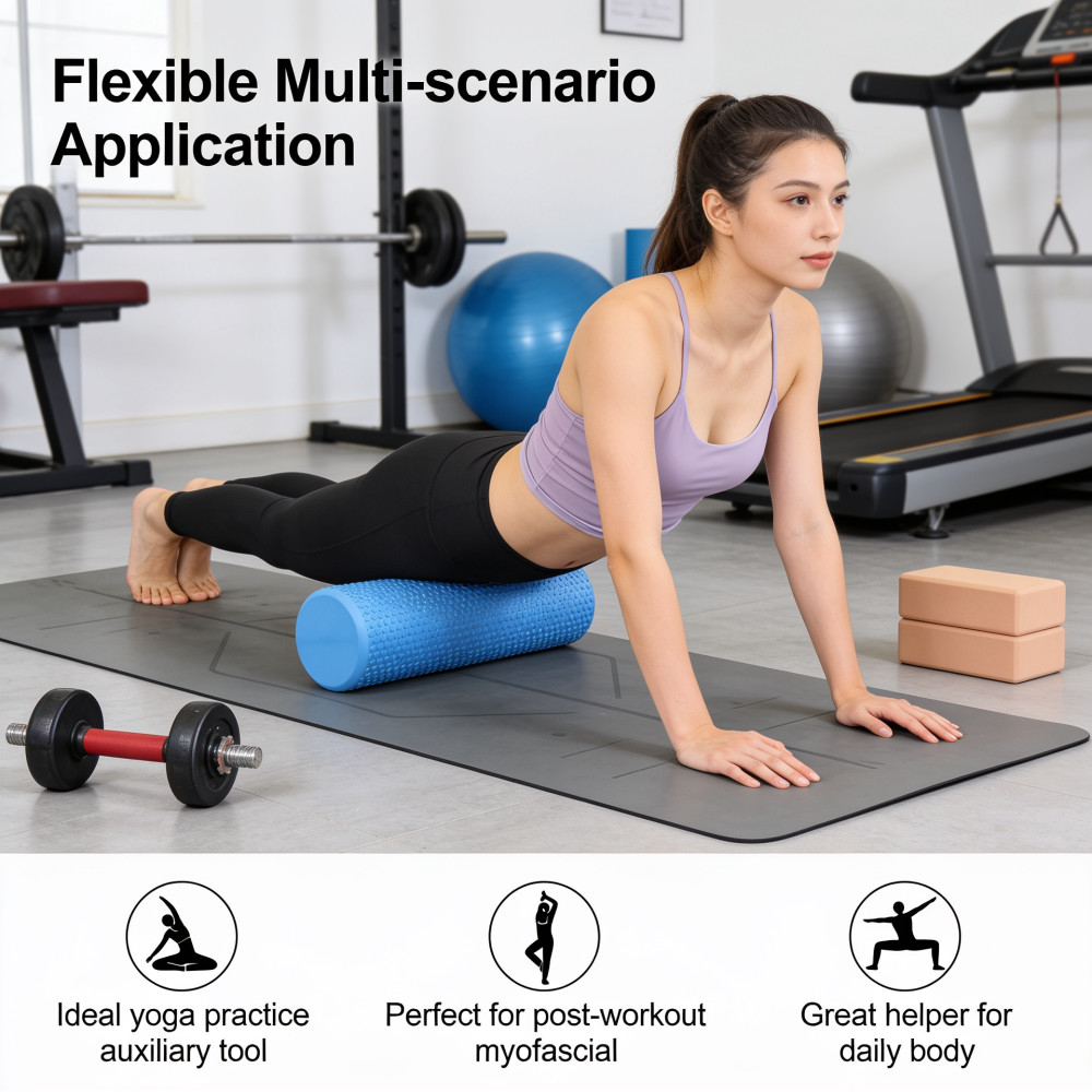 Yoga-Roller Runder EVA-Schaums – Home Pilates Yoga Bewertung und Preis