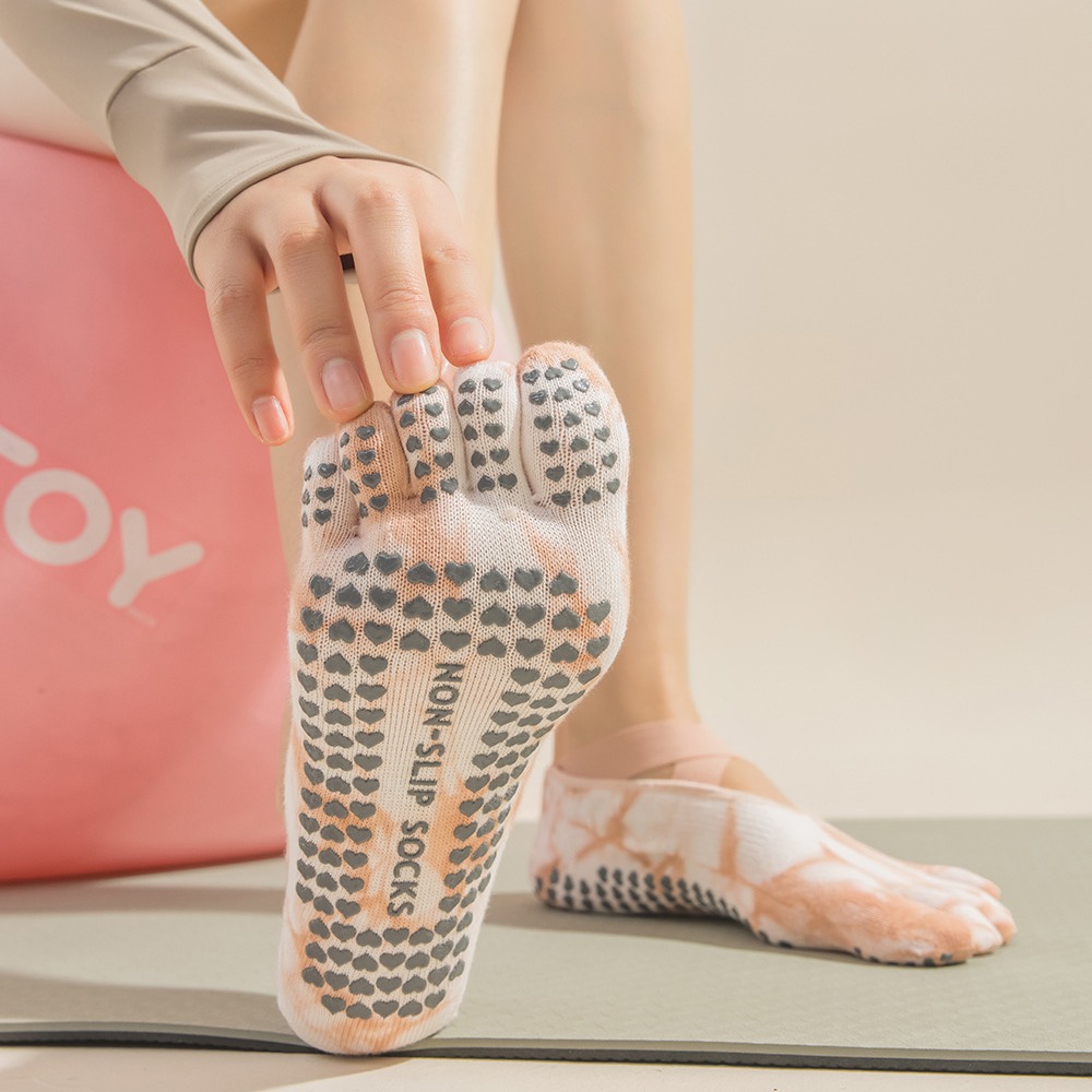 Tie-Dye Damen Fünf-Zehen-Grip- – Pilates And Yoga Studio Bewertung und Preis