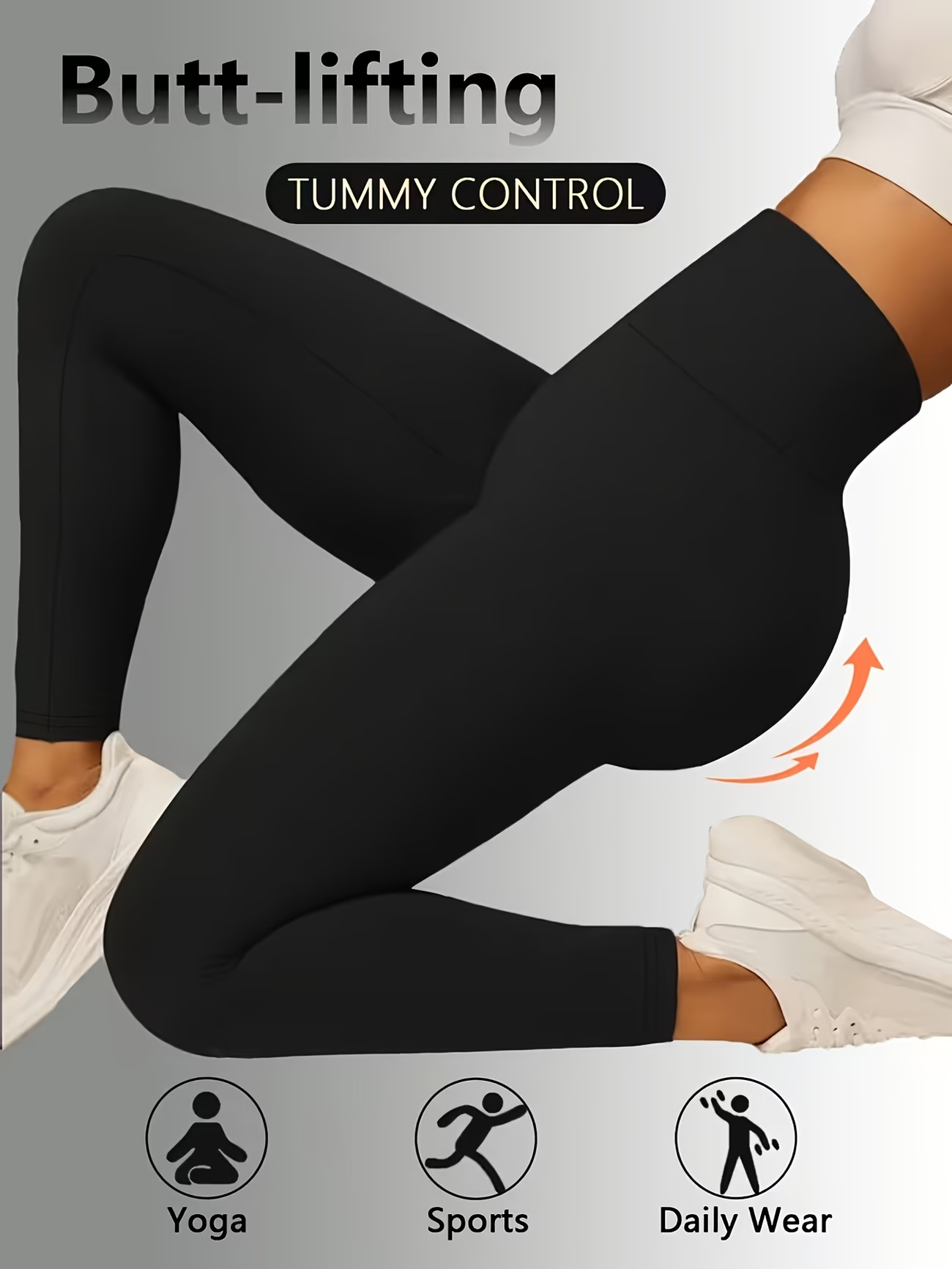 Yoga-Sport-Leggings mit hoher  – Pilates Yoga Legging Bewertung und Preis