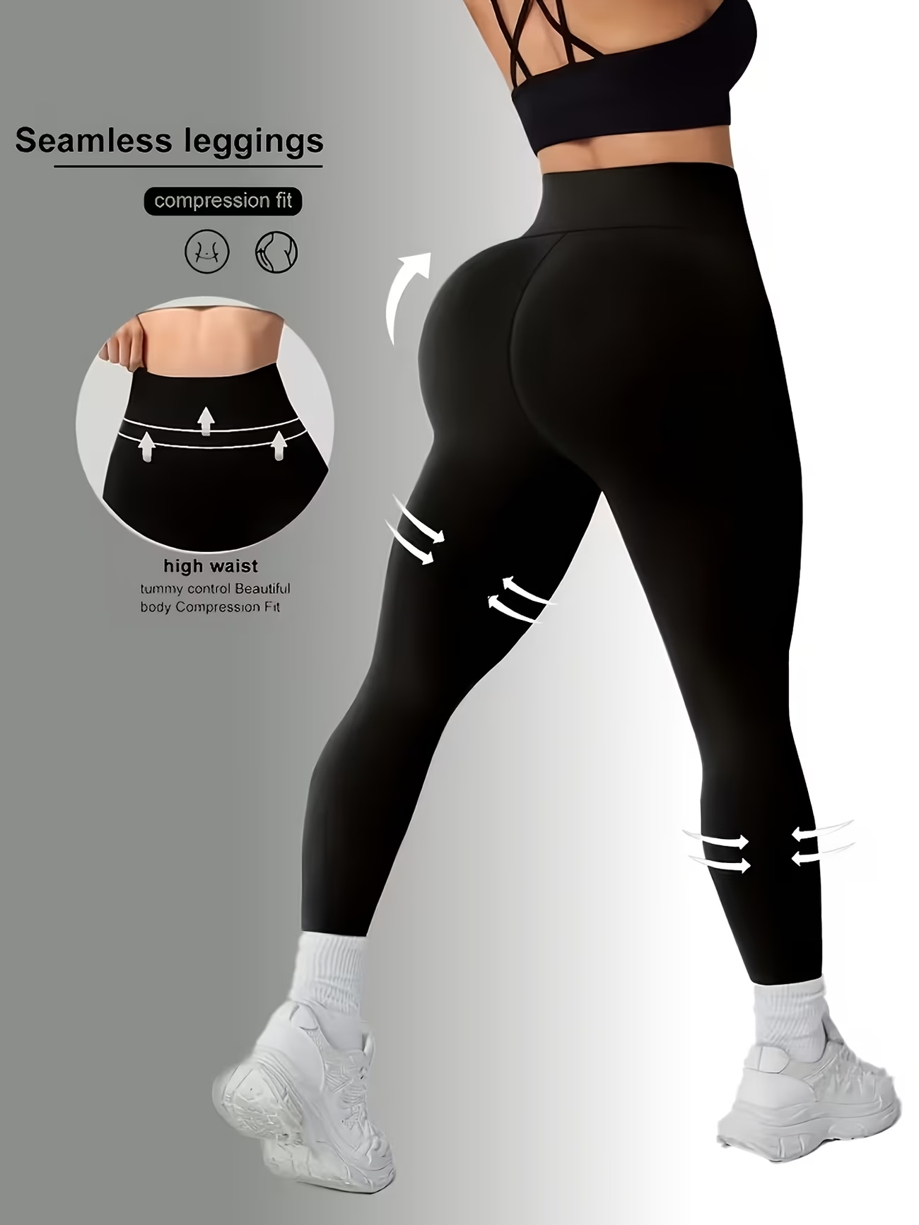 Yoga-Sport-Leggings mit hoher  – Pilates Yoga Legging Bewertung und Preis