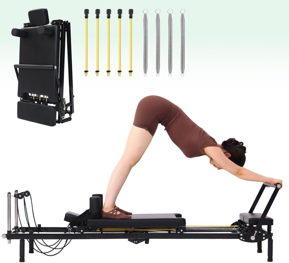 Faltbare Pilates-Reformer-Masc – Pilates Reformer Spring Bewertung und Preis
