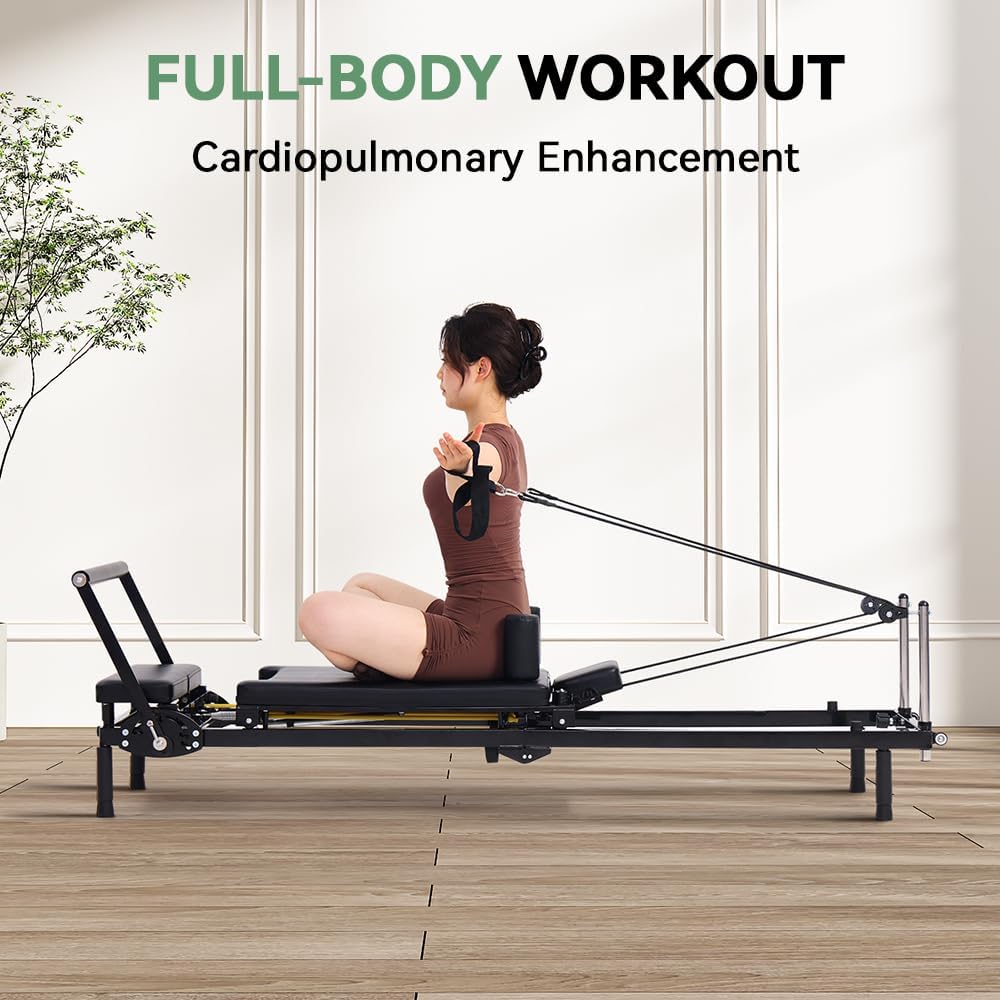 Faltbare Pilates-Reformer-Masc – Pilates Reformer Spring Bewertung und Preis
