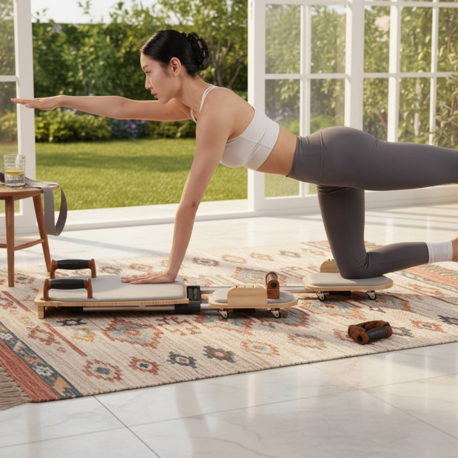 Heim-Pilates-Reformer mit 6 Fe – Pilates Reformer Spring Bewertung und Preis