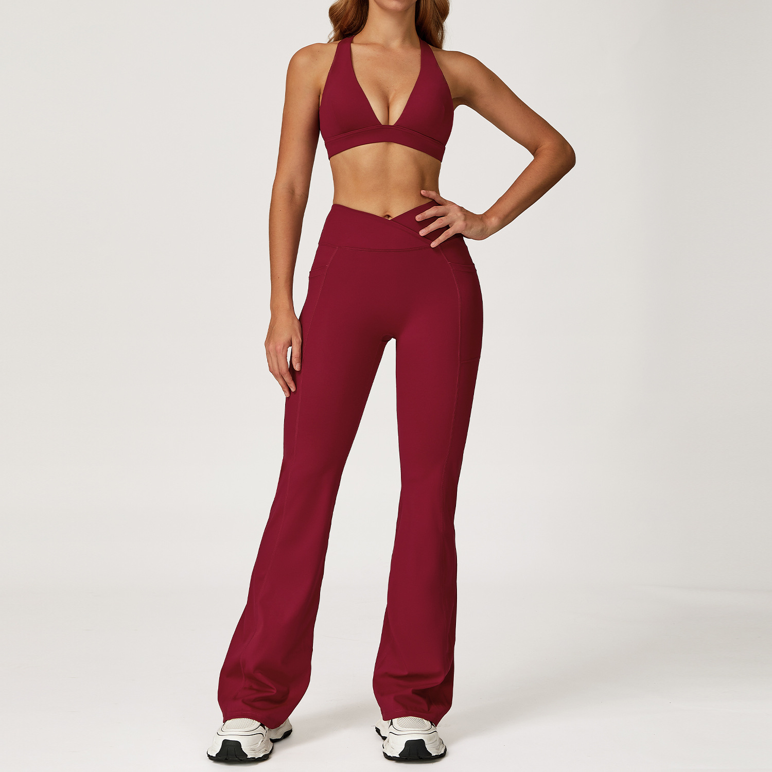 2-teiliges Fitness-Set, Yoga-P – Pilates Yoga Legging Bewertung und Preis