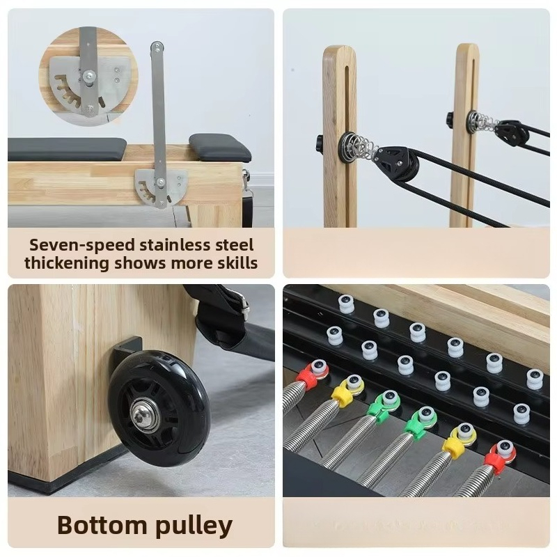 Hochwertiges Ahorn-Pilates-Ref – Pilates Reformer Spring Bewertung und Preis