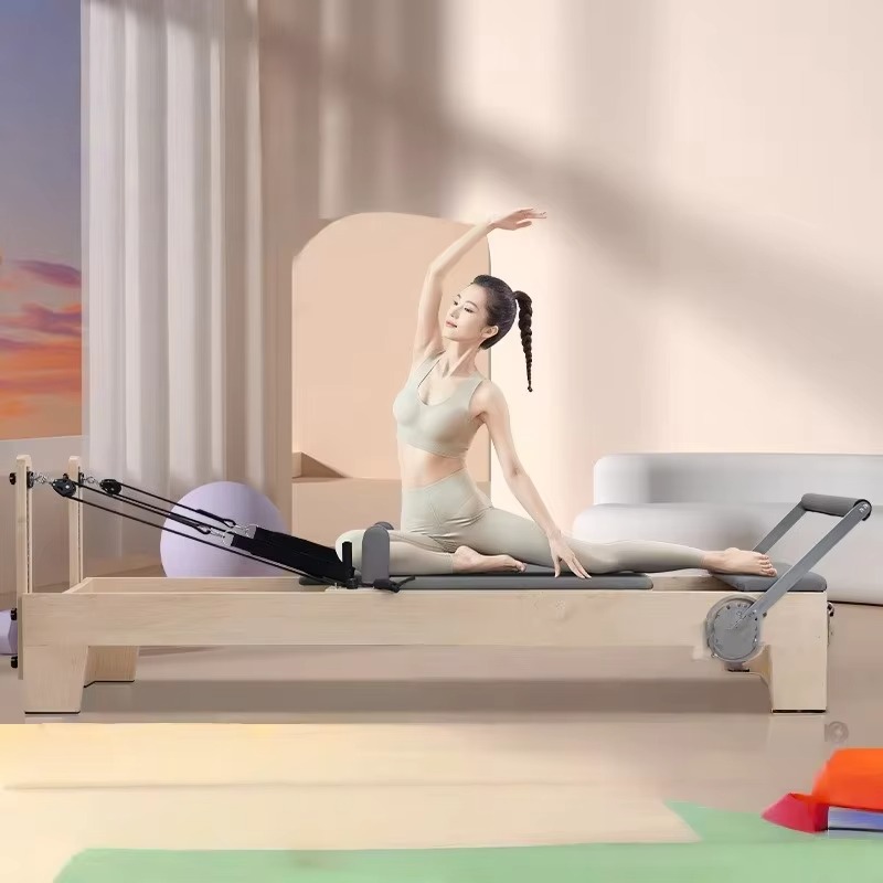 Hochwertiges Ahorn-Pilates-Ref – Pilates Reformer Spring Bewertung und Preis