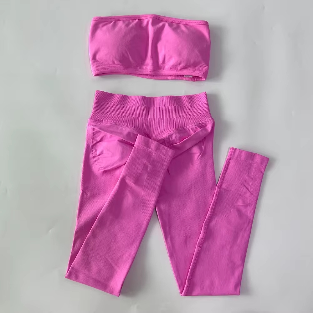 2-teiliges trägerloses Damen-B – Pilates Yoga Legging Bewertung und Preis
