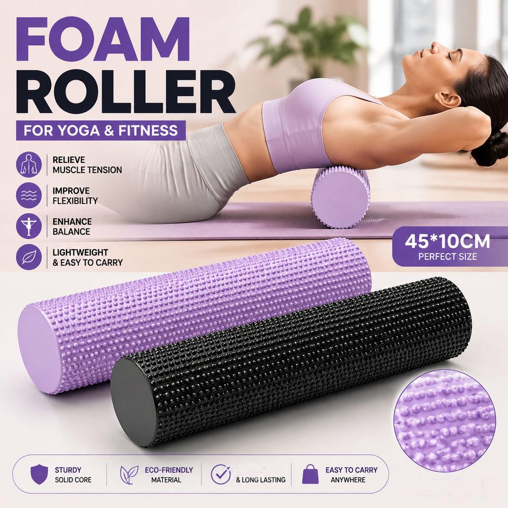 Yoga-Schaumstoffrolle EVA Hoch – Home Pilates Yoga Bewertung und Preis