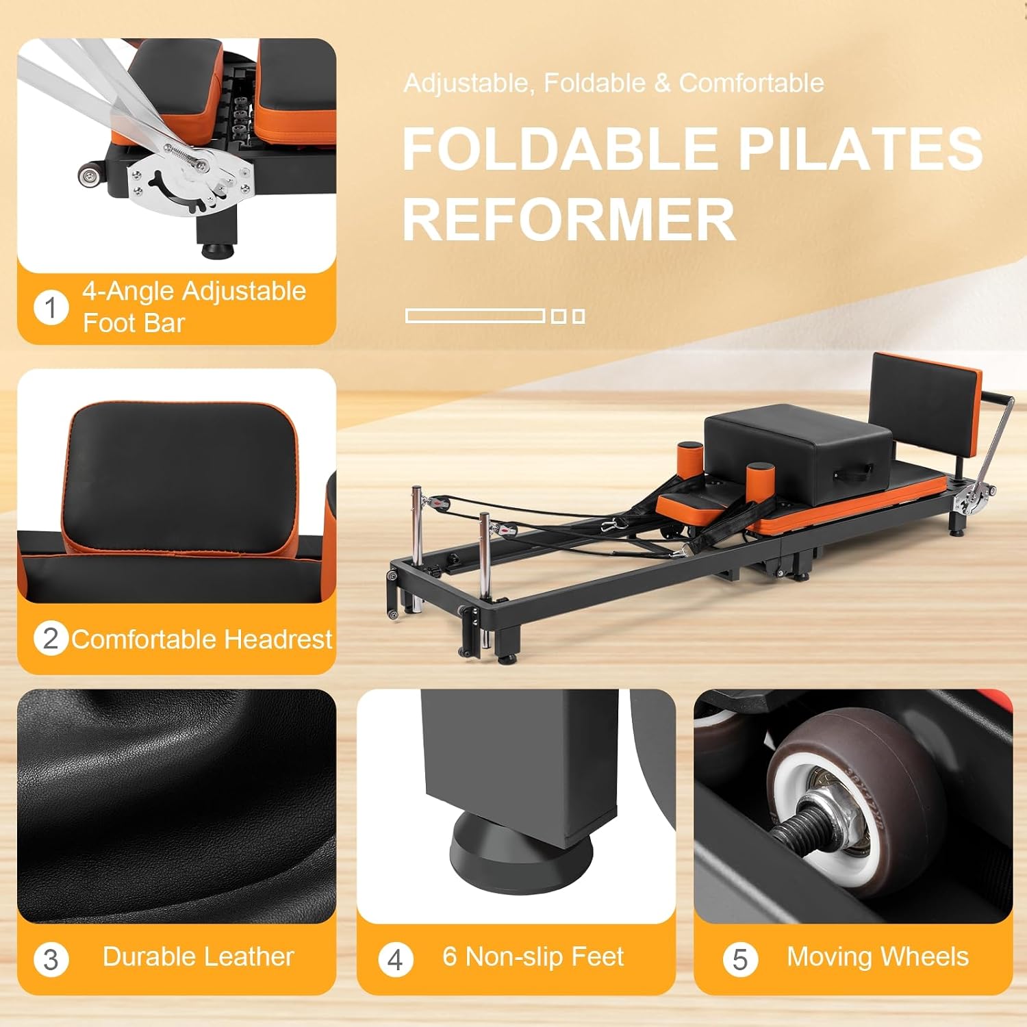 Pilates Reformer, Faltbare Pil – Pilates Reformer Spring Bewertung und Preis