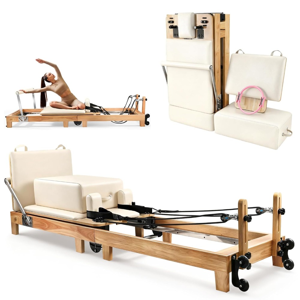 94,5 Zoll faltbarer Pilates-Re – Pilates Reformer Spring Bewertung und Preis