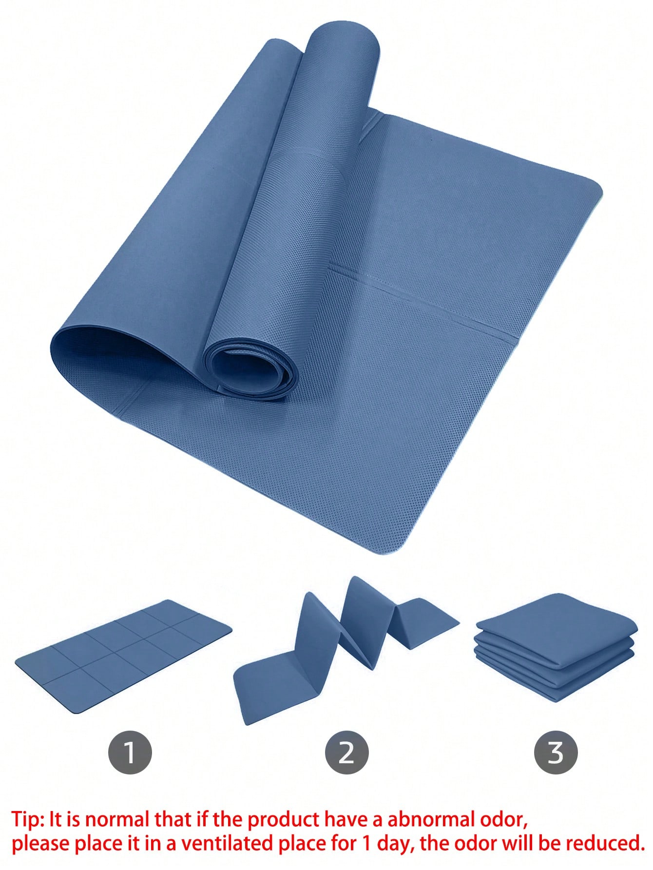Faltbare Yogamatte, dunkelblau – Pilates Yoga Matte Bewertung und Preis