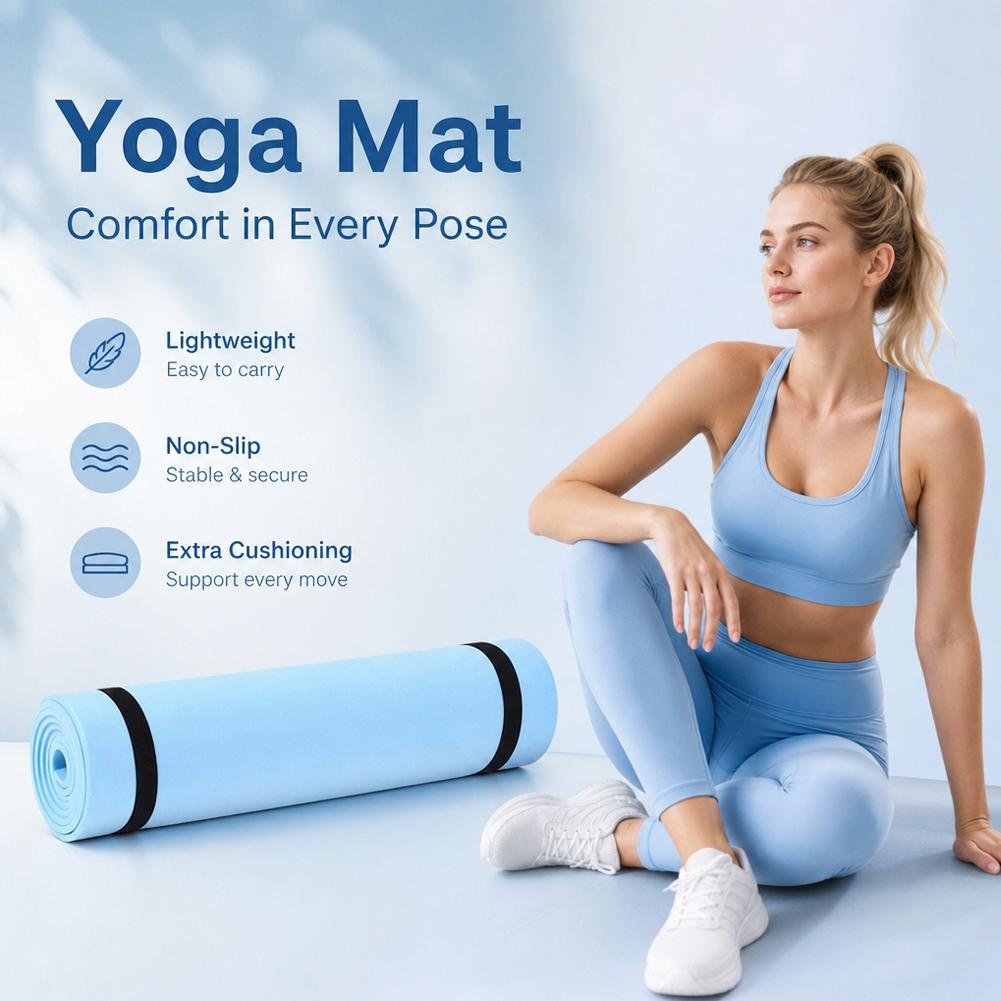 1/2 Stück dicke Yogamatte, rut – Pilates Yoga Matte Bewertung und Preis