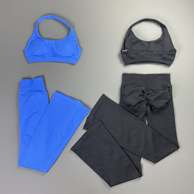 2-teiliges Bell-Bottom-Legging – Pilates Yoga Legging Bewertung und Preis