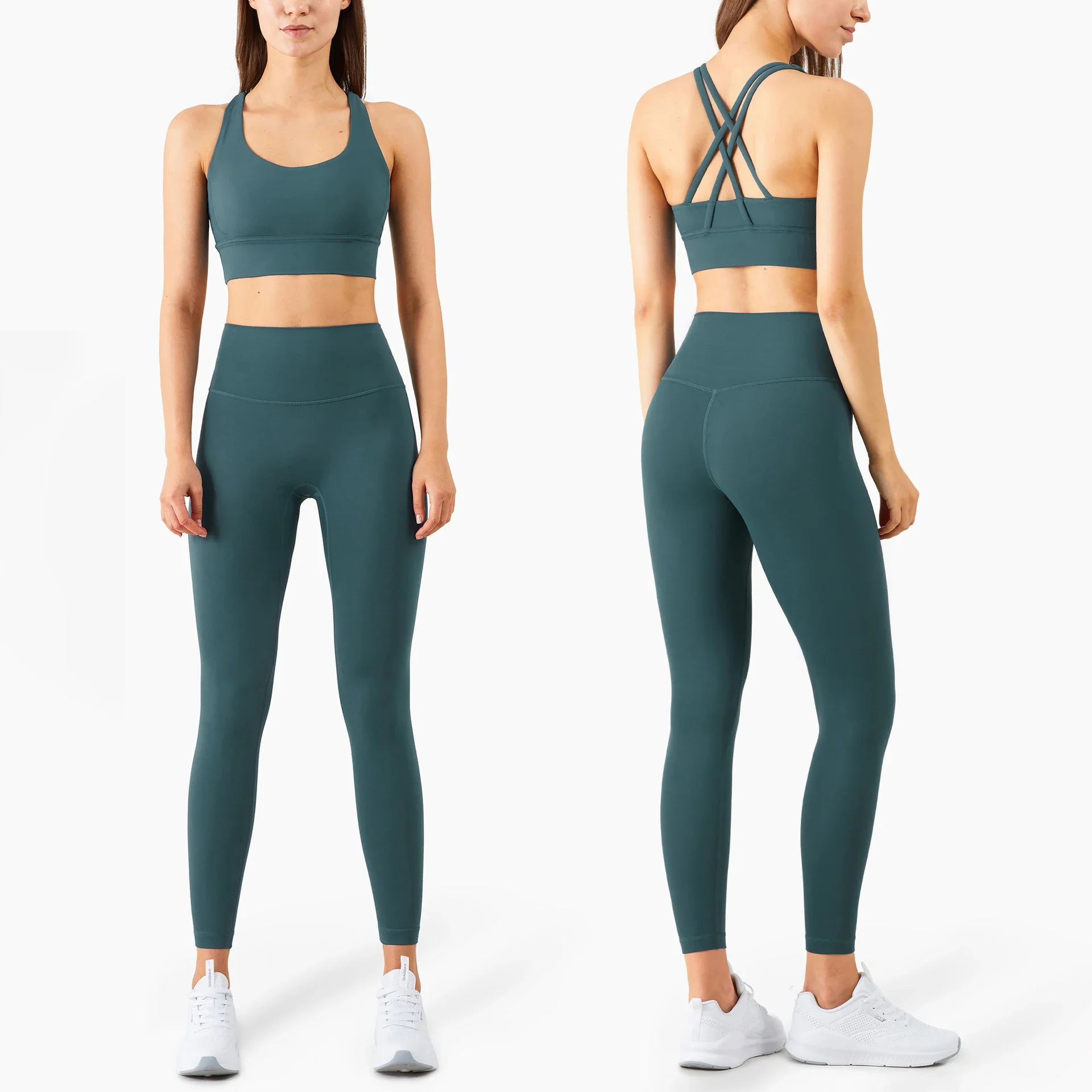 Sommer Neue 2-teilige Yoga-Kle – Pilates Yoga Legging Bewertung und Preis
